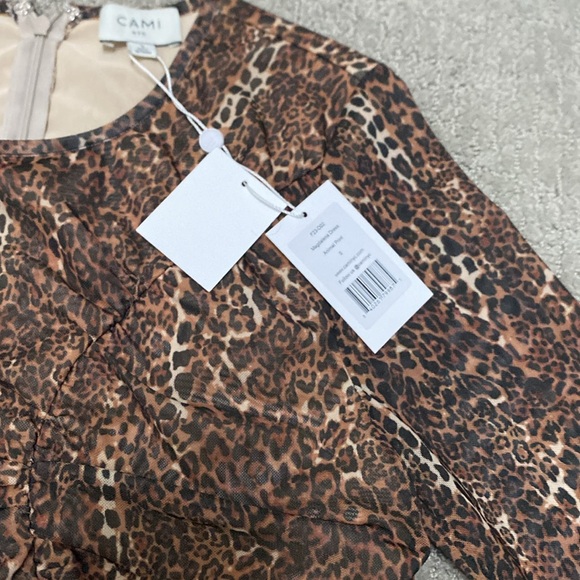 Cami NYC mesh leopard dress - Picture 2 of 2